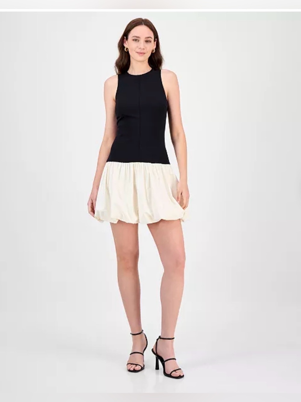 Rachel Roy Women's Lindy Mixed-Media Mini Dress size M NWT